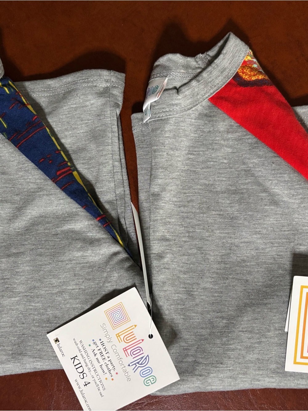 2 LuLaRoe shirts - size 4